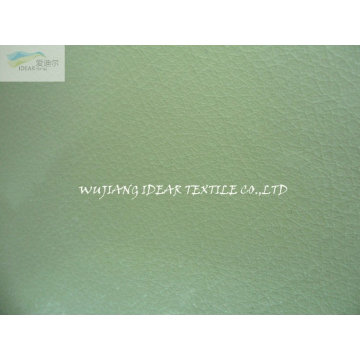 Green PU Leather Fabric